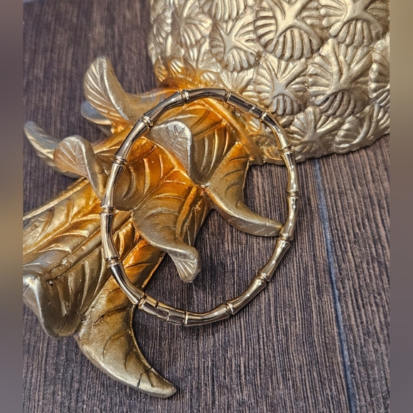 NEW 🌟 Gold Or Silver Bamboo Bangle Bracelets - Picture 9 of 12